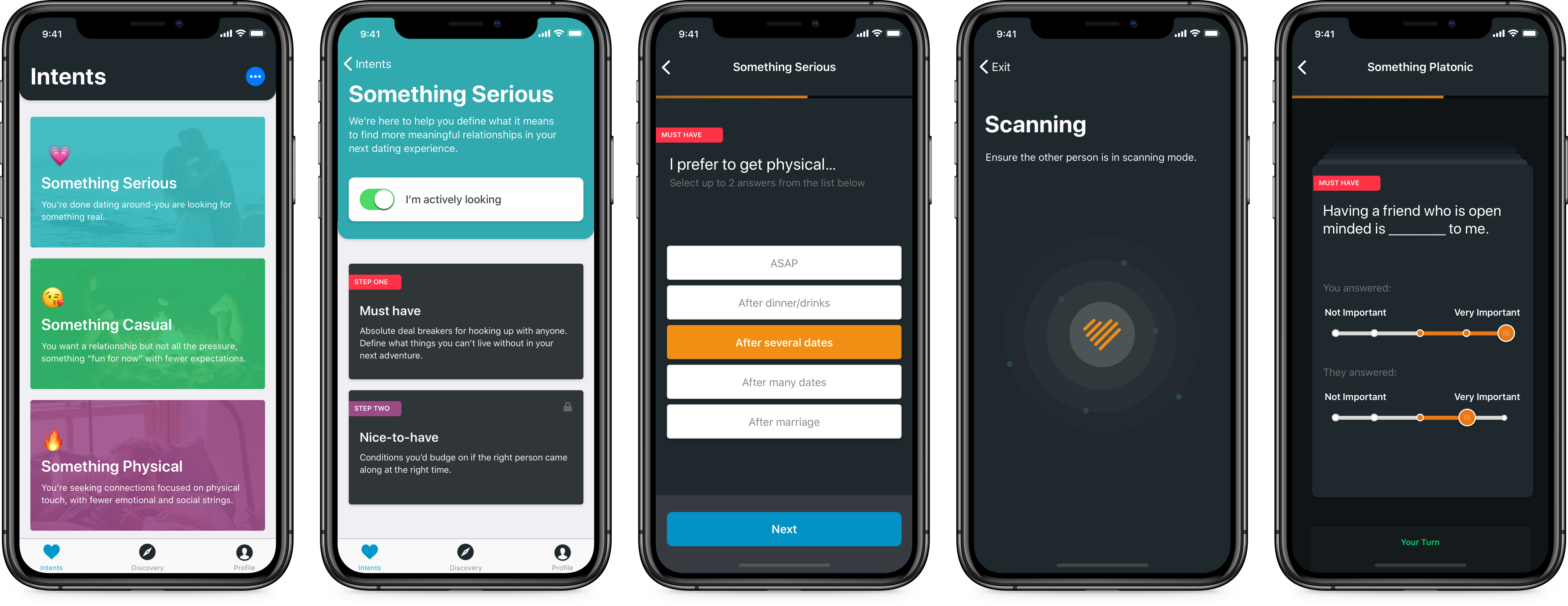 Parallel Dating app Concept