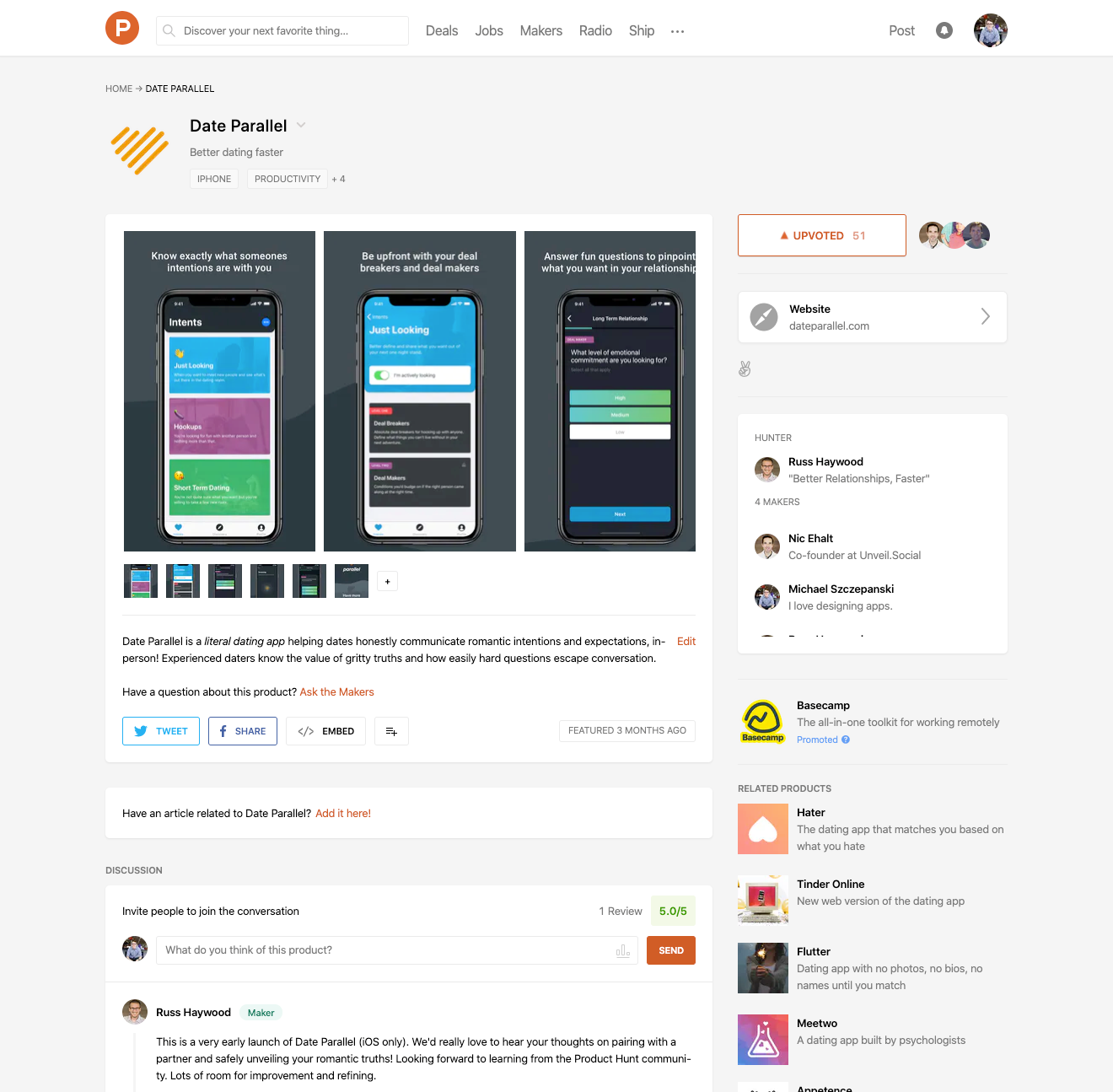 Parallel Product Hunt