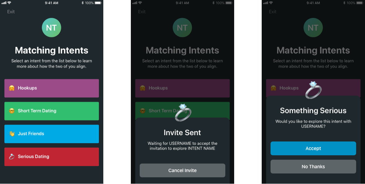 Selecting Options Intents
