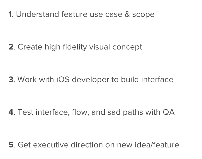 UI Design Process