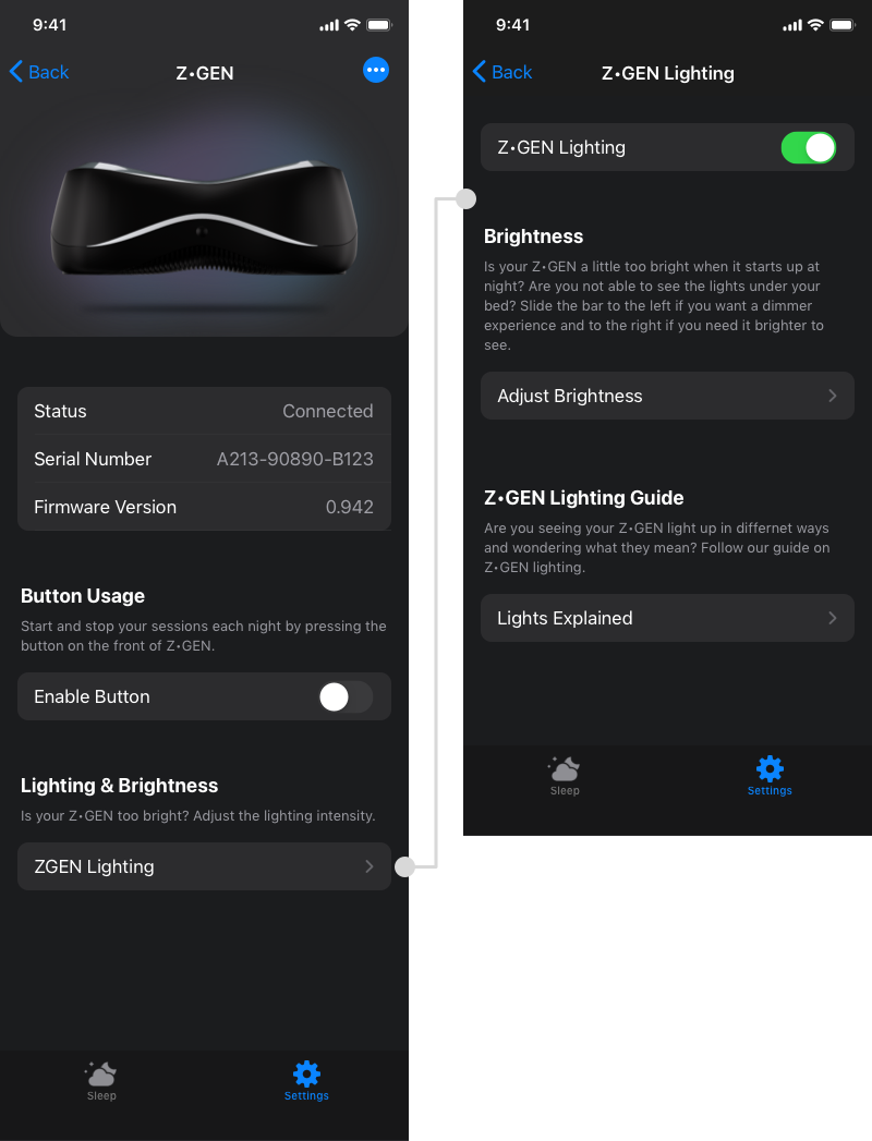 Device Settings